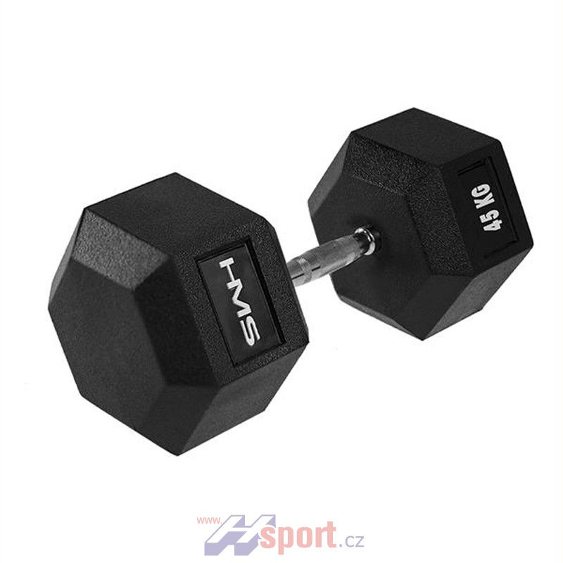 Pogumovaná činka 45 kg