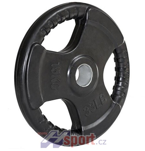 Olympijský kotouč Attack pogumovaný 15 kg