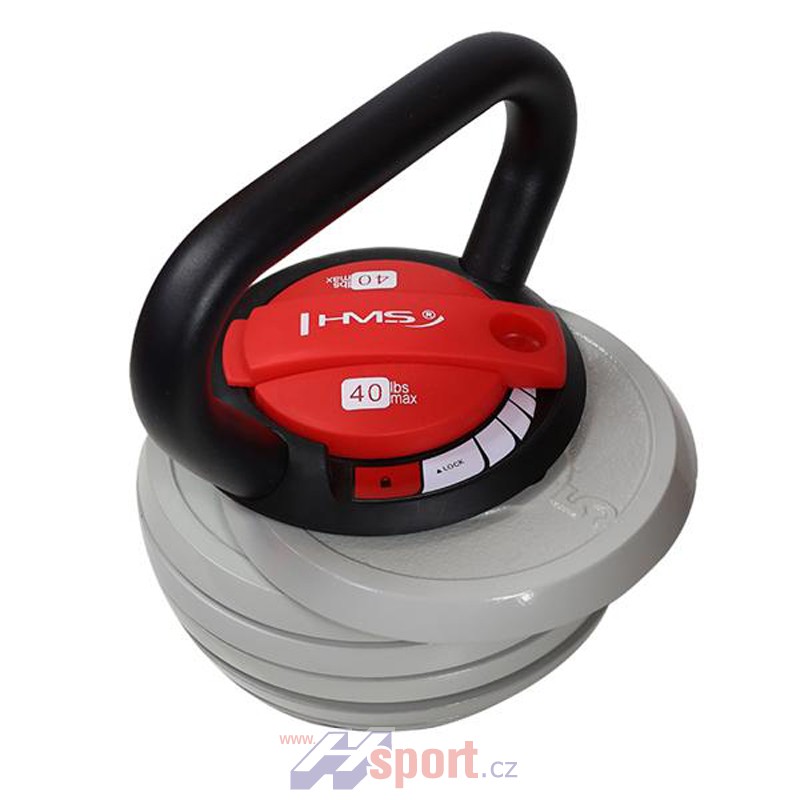 Nastavitelný Kettlebell HMS 3-17 kg