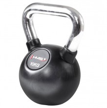 Kettlebell s chromovou rukojetí HMS 10 kg