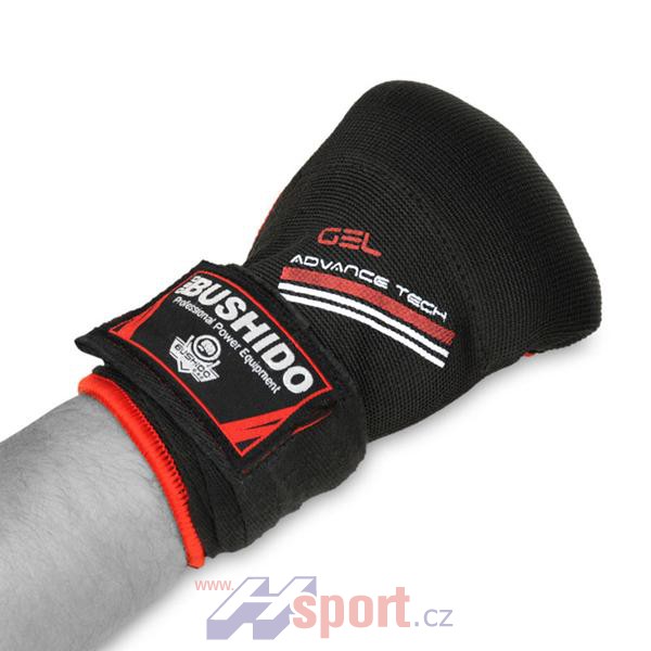 Gelové rukavice DBX Bushido červené, velikost L/XL