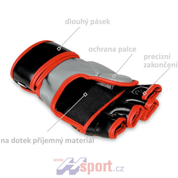 MMA rukavice DBX Bushido E1V6, vel. XL