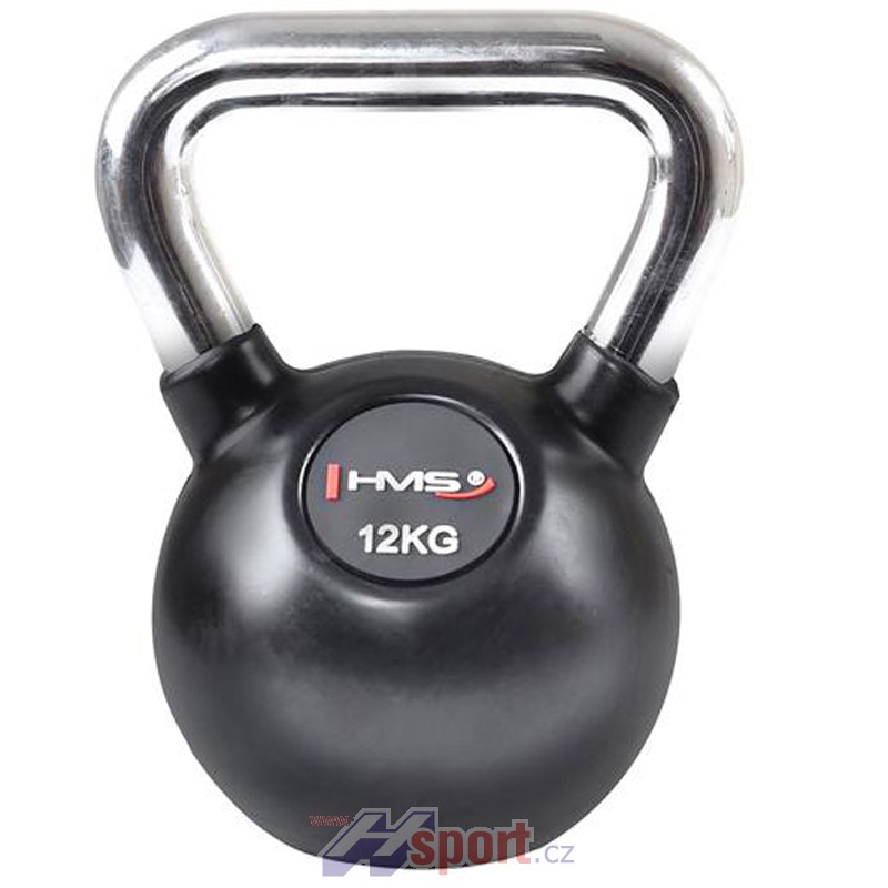 Kettlebell s chromovou rukojetí HMS 12 kg