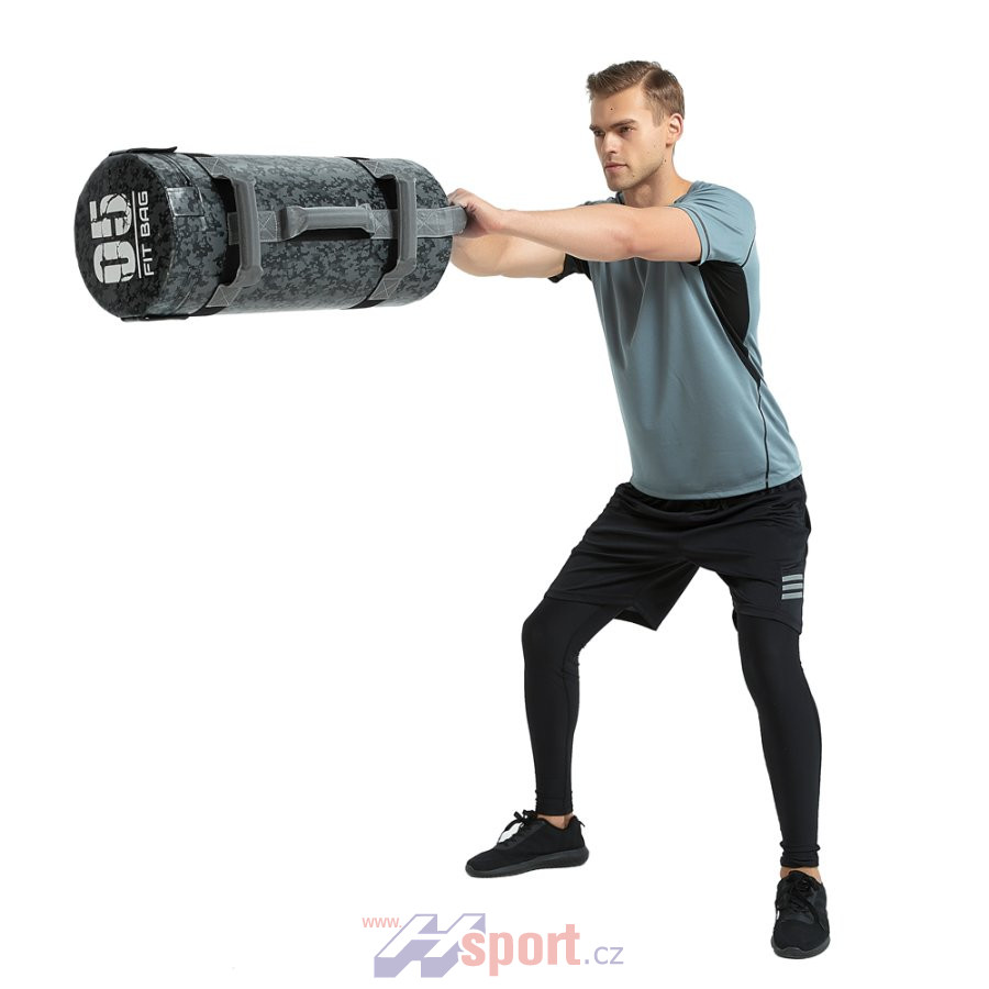 Posilovací vak s úchopy inSPORTline FitBag Camu 5 kg