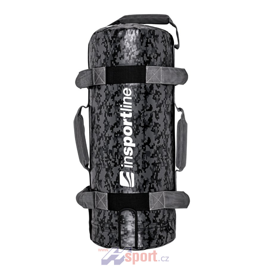 Posilovací vak s úchopy inSPORTline FitBag Camu 30 kg