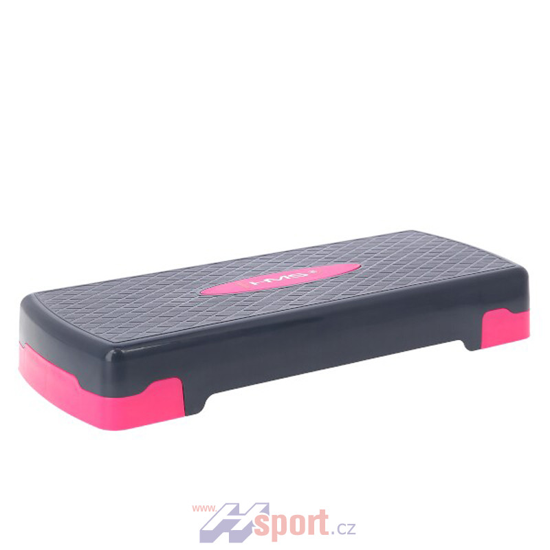 AS002 růžovo-šedý step na aerobic HMS