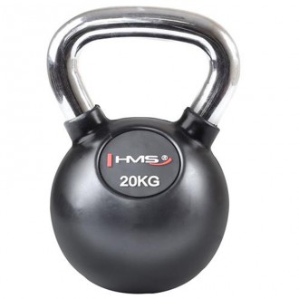 Kettlebell s chromovou rukojetí HMS 20 kg