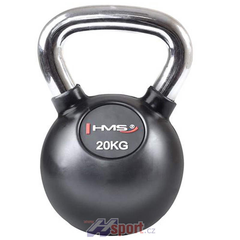 Kettlebell s chromovou rukojetí HMS 20 kg