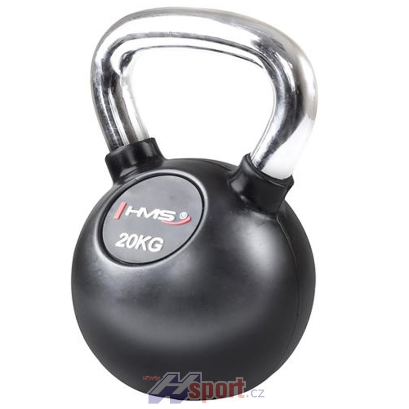 Kettlebell s chromovou rukojetí HMS 20 kg