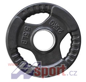 Olympijský kotouč Attack pogumovaný 2,5 kg