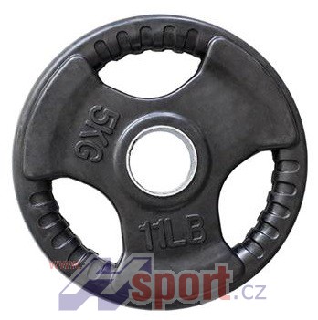 Olympijský kotouč Attack pogumovaný 5 kg
