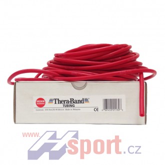 Guma na cvičení TheraBand Tubing 30,5 m červená