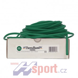 Guma na cvičení TheraBand Tubing 30,5 m zelená