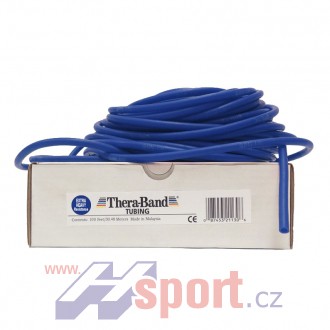 Guma na cvičení TheraBand Tubing 30,5 m modrá