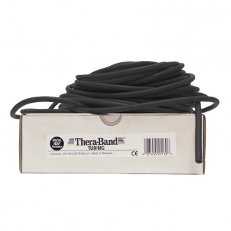 Guma na cvičení TheraBand Tubing 30,5 m černá