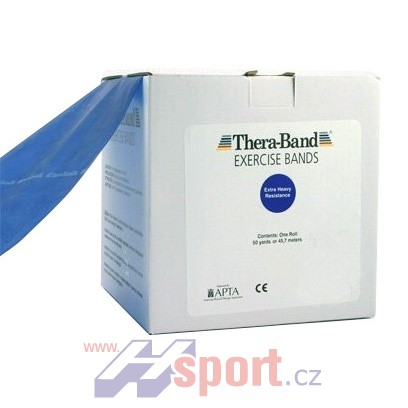 Posilovací guma TheraBand 45,5 m modrá