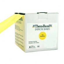 Posilovací guma TheraBand 45,5 m žlutá
