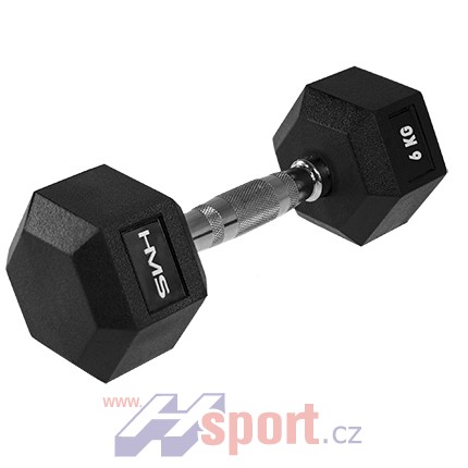 Pogumovaná činka 6 kg