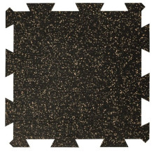 Sportovní podlaha Puzzle 16 mm, 50 x 50 cm - barevný vsyp 10%
