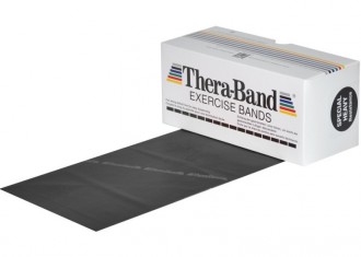 Posilovací guma TheraBand 5,5 m černá
